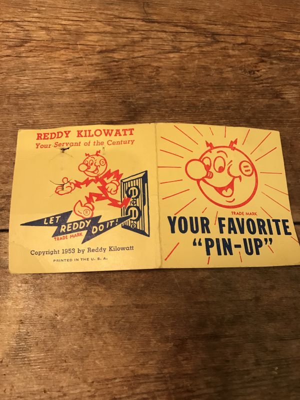 Vintage Reddy Kilowatt ビンテージ レディキロワット ピンズ