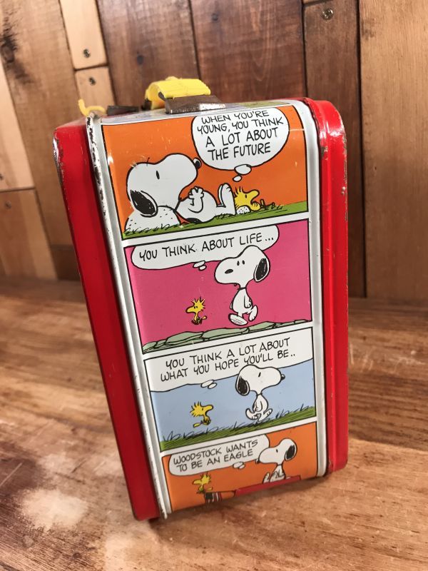 Thermos Peanuts Snoopy Metal Lunch Box スヌーピー ビンテージ