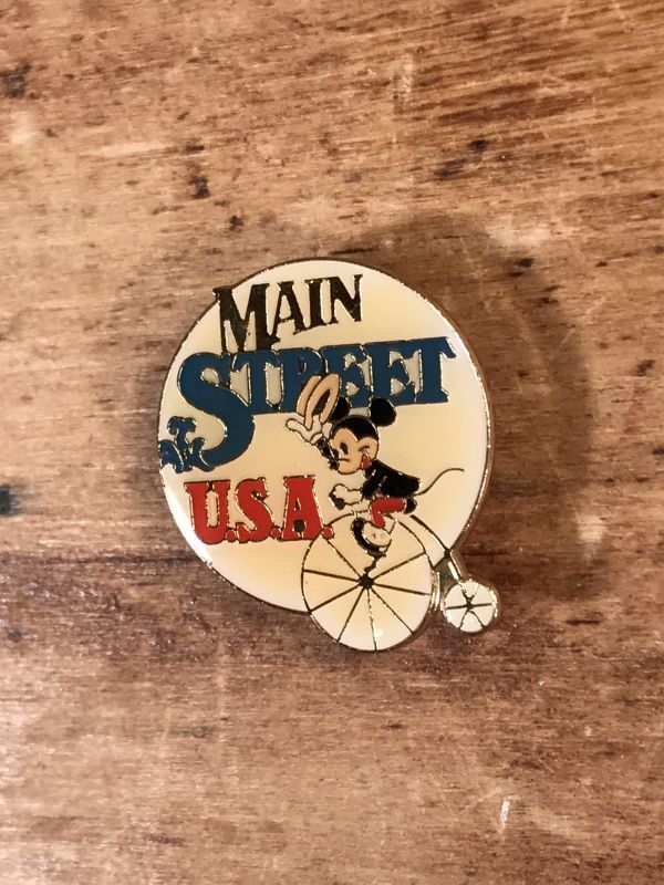 Disneyland Mickey Mouse Main Street U.S.A. Enamel Pins ミッキー