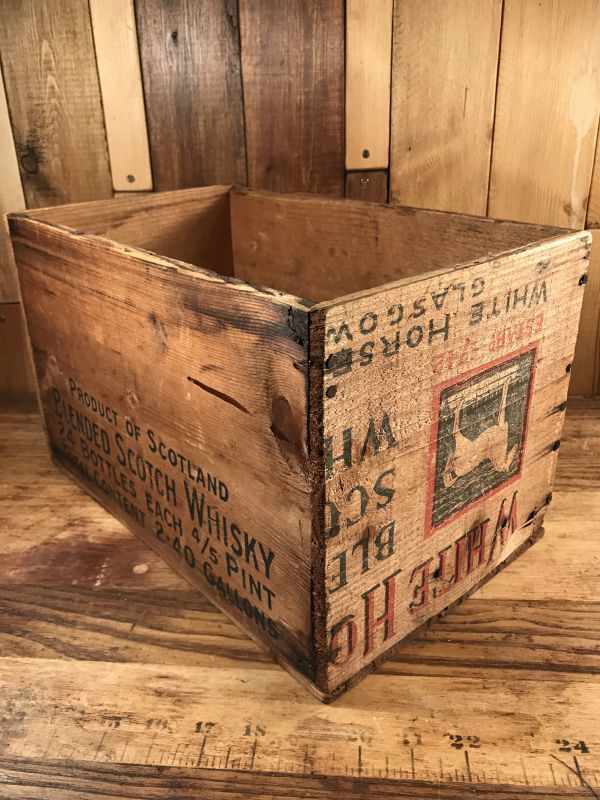 White Horse Celler Blended Scotch Whisky Wood Box スコッチ