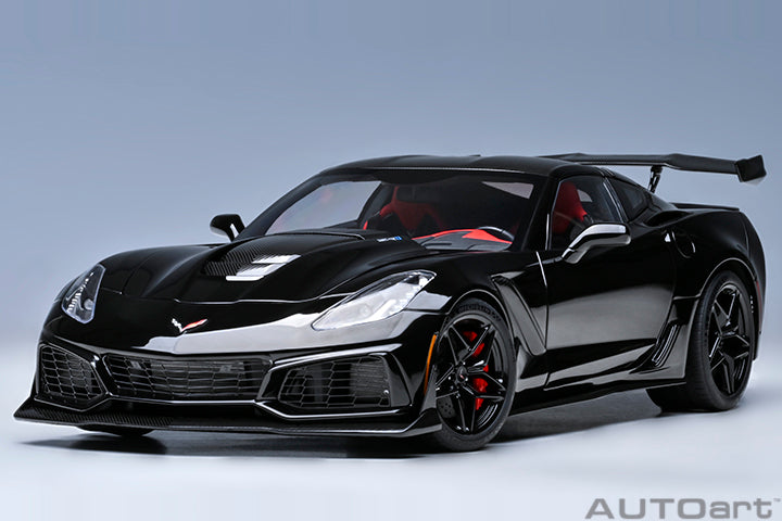 AUTOart Chevy Corvette ZR1 Gloss Black 1:18 – STM Diecast