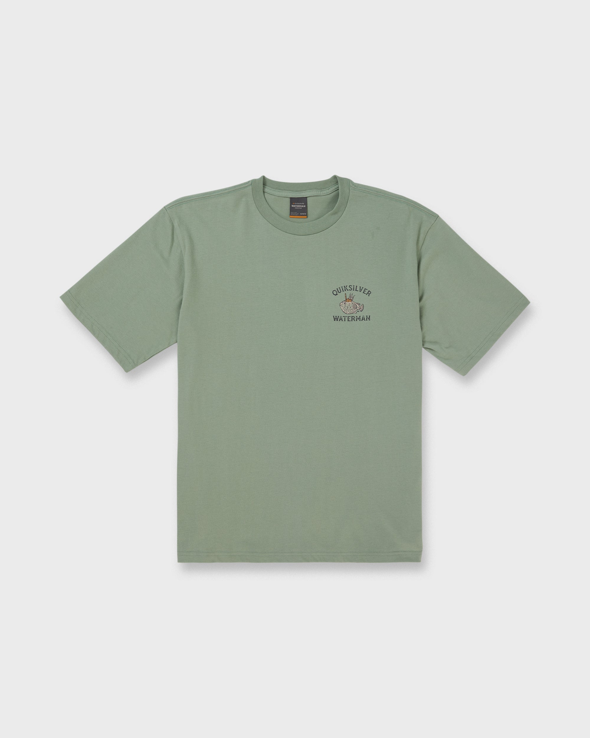 Waterman Mai Tai Time Short Sleeve T‑Shirt - Lily Pad | Quiksilver