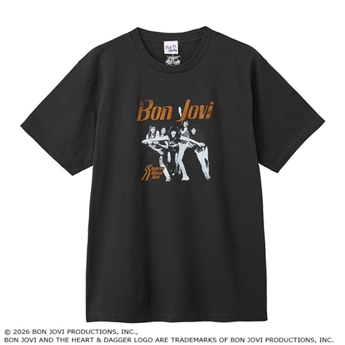 BON JOVI / ボン・ジョヴィ Tシャツ スミクロ (ワイド)(規格なし