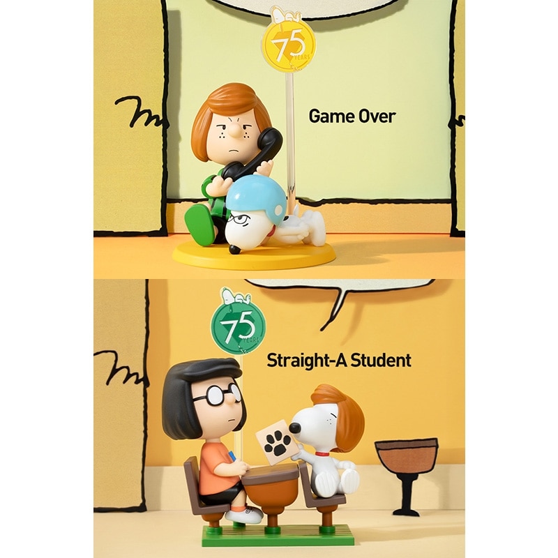 スヌーピー PEANUTS POP MART ポップマート Peanuts 75th Anniversary