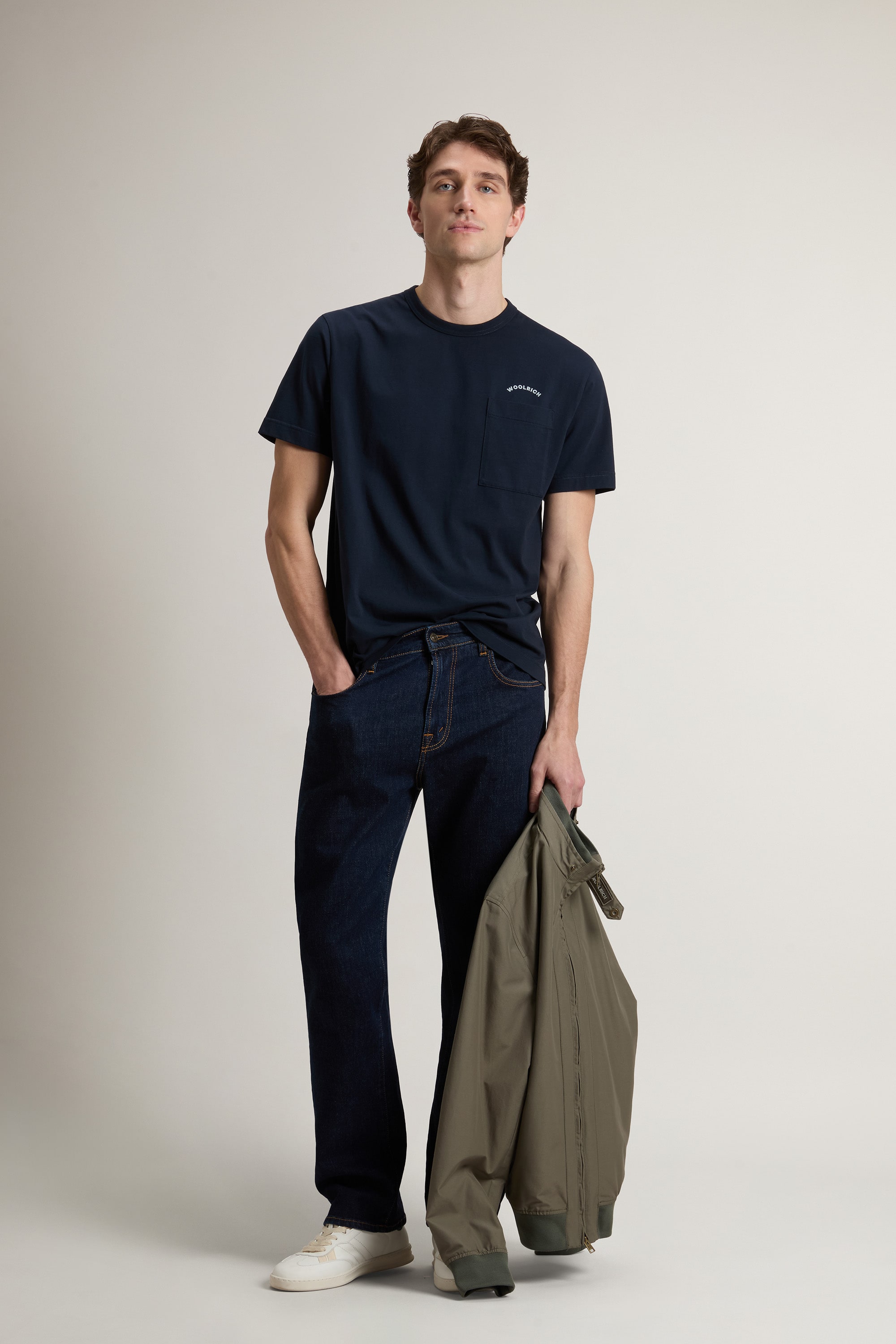 コットン ロゴ ポケット ティーシャツ｜WOOLRICH（ウールリッチ）公式