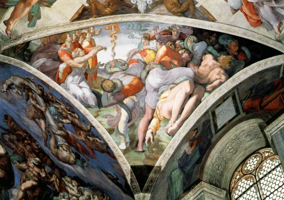 システィーナ礼拝堂の天井壁画 - artNote - | artstudio WhitePallet