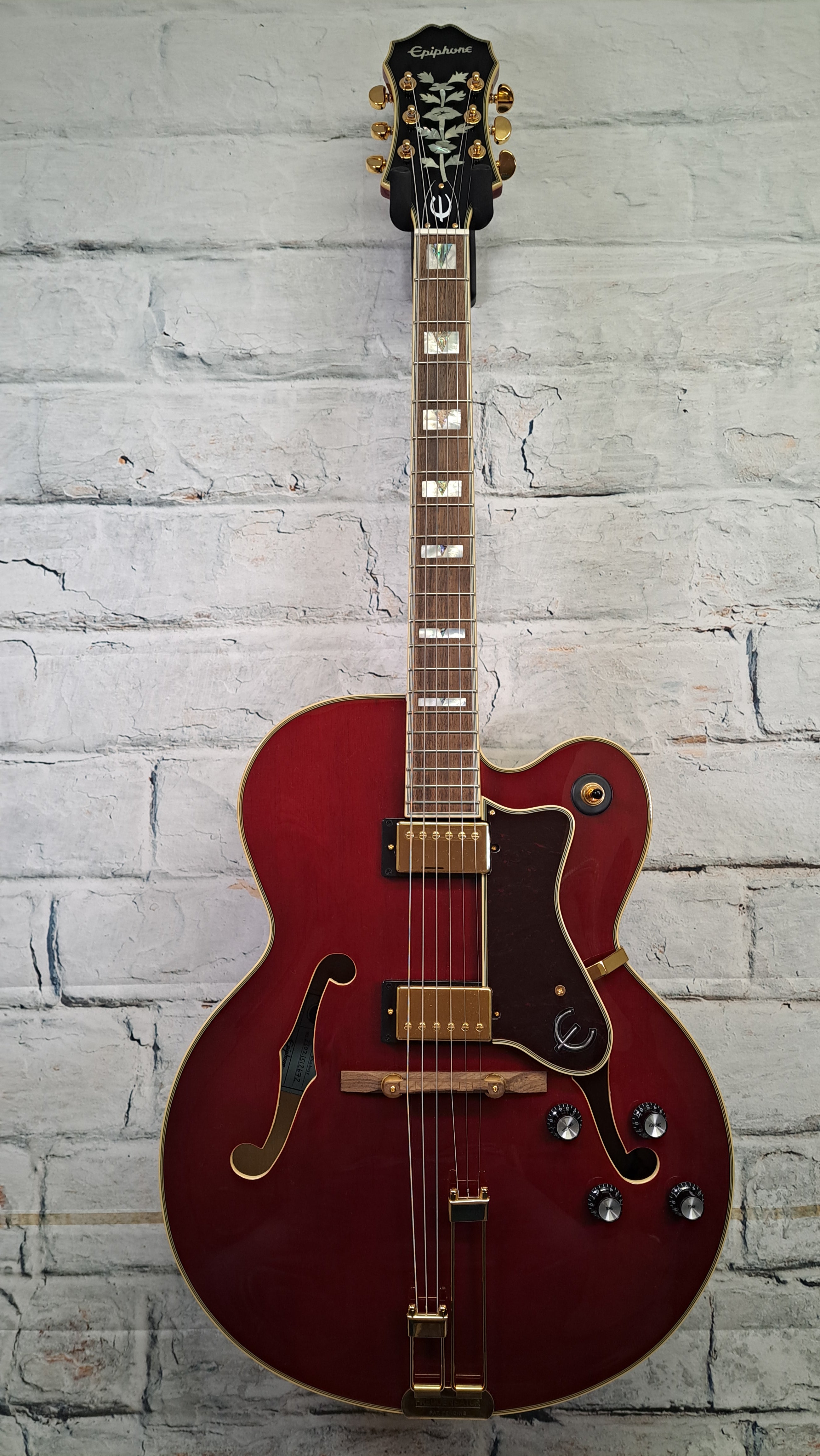 Epiphone Broadway Hollowbody Wine Red – Will West Music and Sound
