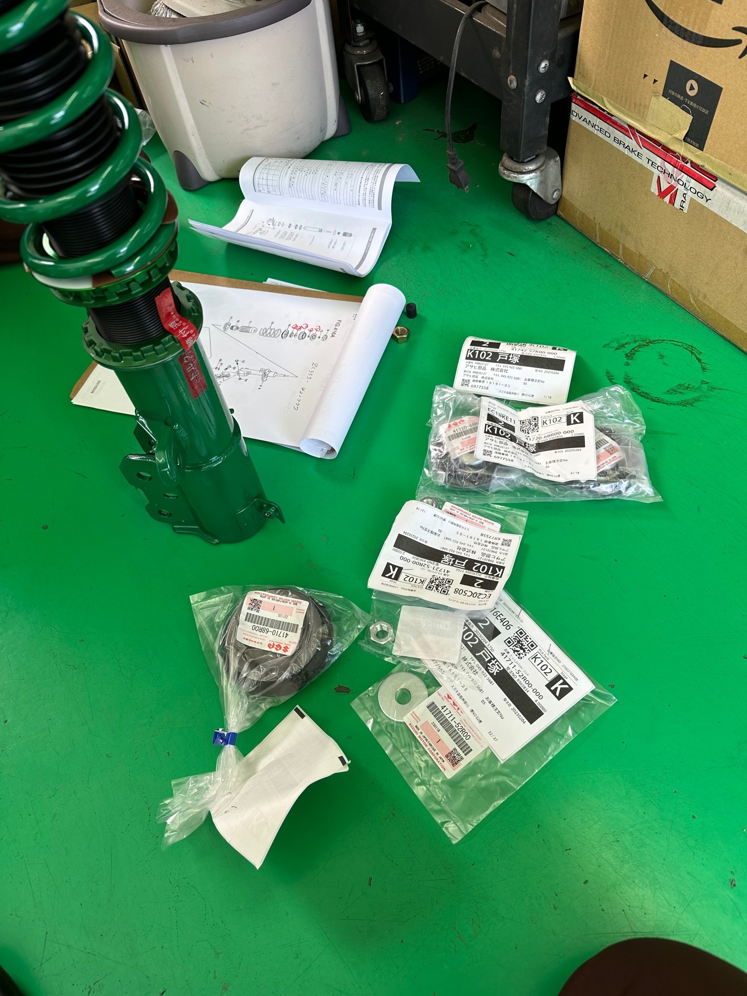 スズキ スイフトスポーツ TEIN FLEX-Z 車高調 取付 | 店舗おススメ情報