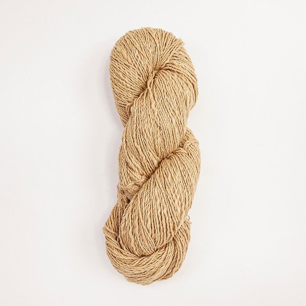 ガラ紡糸417／2番手糸［100］茶綿: 材料・用具｜手づくりタウン by