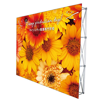 バックパネル】サインシティオリジナル 卒業式バックパネル 花束1