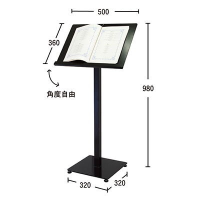 メニュースタンド】メニュースタンド M-42 A3 ブラック | 看板の激安