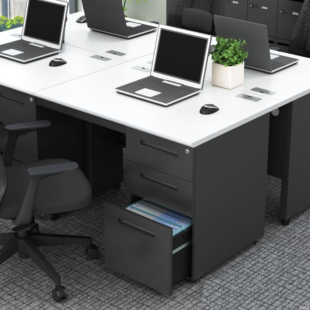 オフィスデスク 片袖デスク 幅100cm 奥行70cm 高さ72cm スチールデスク