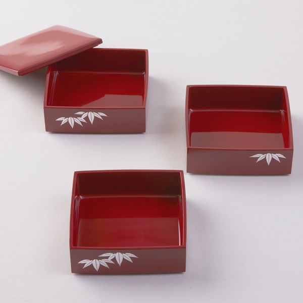 笹 三段重｜SALE（食器）｜料理家 栗原はるみ レシピ・オンライン