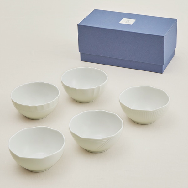 フラワーボウル12cm 5個セット｜鉢・ボウル｜料理家 栗原はるみ レシピ