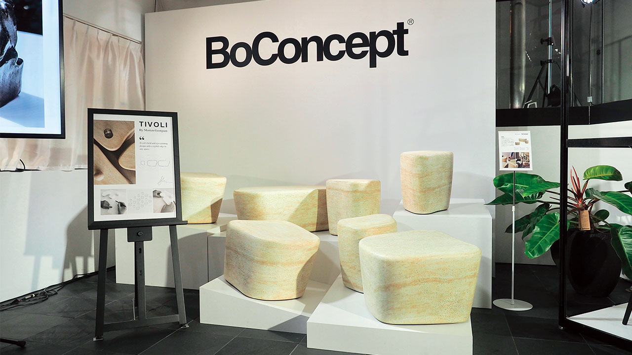 ボーコンセプトが日本市場拡大 天然石のようなコーヒーテーブルも