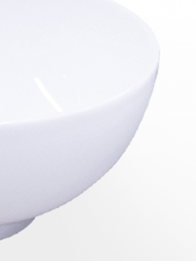 矢鋪與左衛門窯-白磁飯碗-