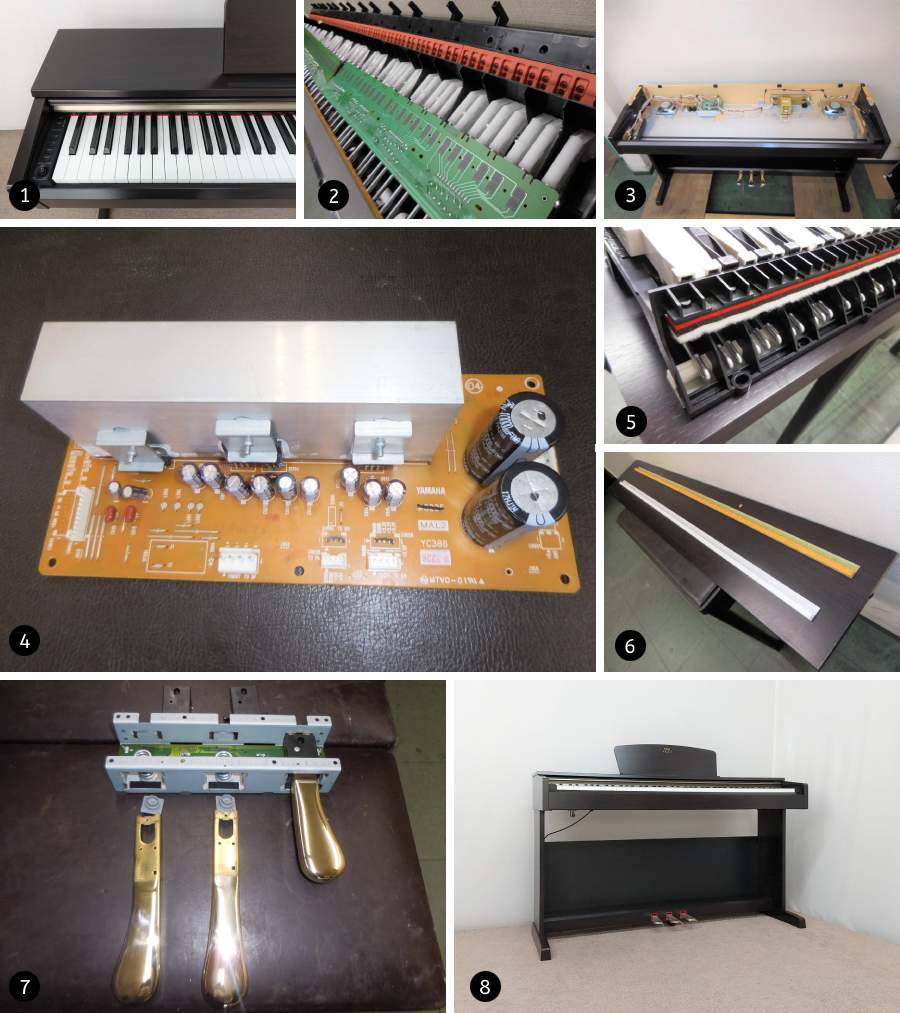 YAMAHA ARIUS（アリウス）YDP-161 | 修理事例 | YMC楽器修理サービス