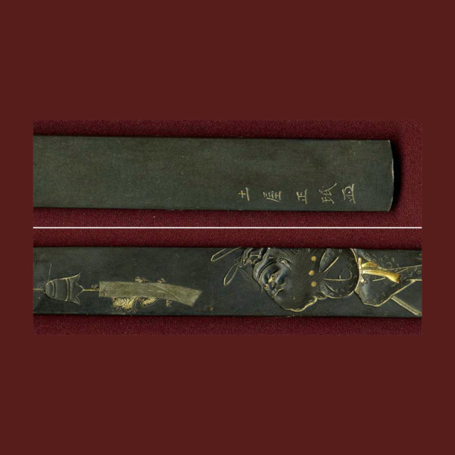 05-388 梅図 縁頭 | 日本刀専門店【勇進堂】オンラインストア