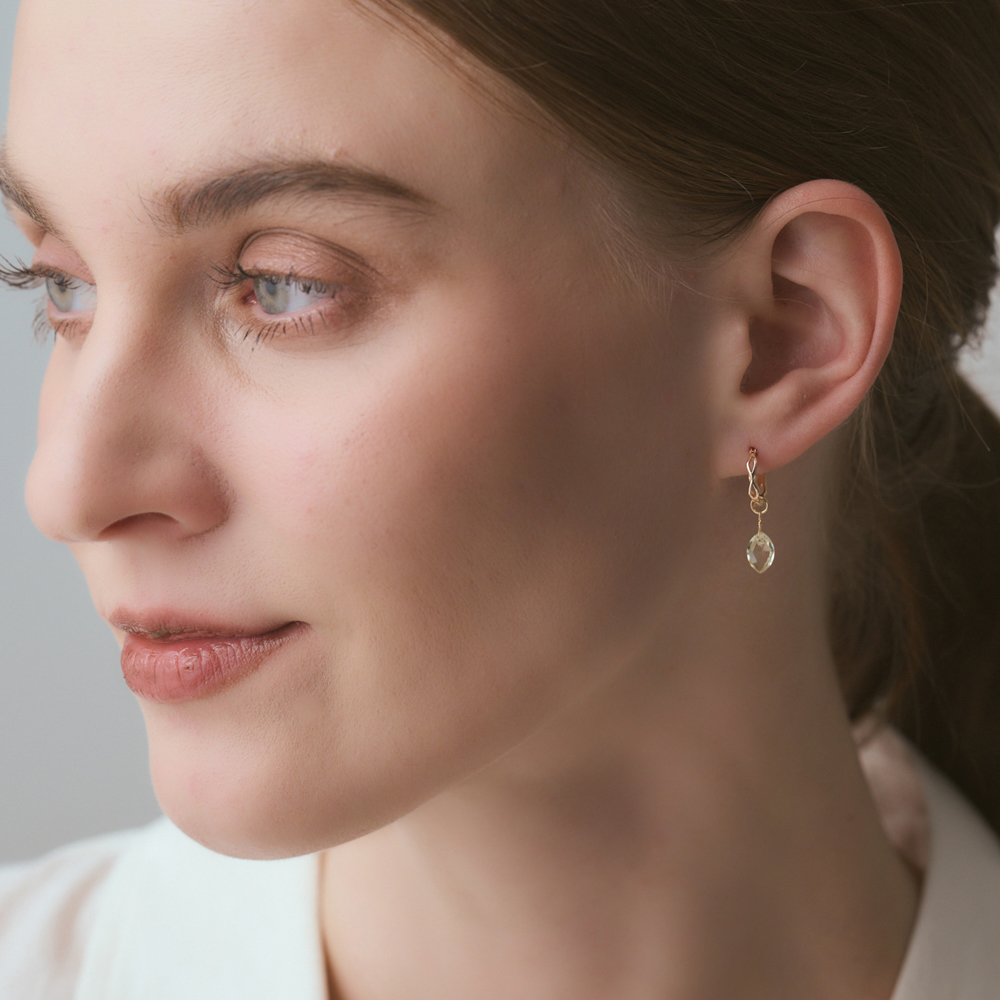 K5レモンクォーツピアスセット｜ピアス｜アガット 公式オンラインストア