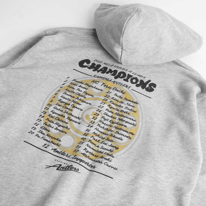 25J1リーグ優勝記念ジップパーカー（全3色）【予約】 – 鹿島