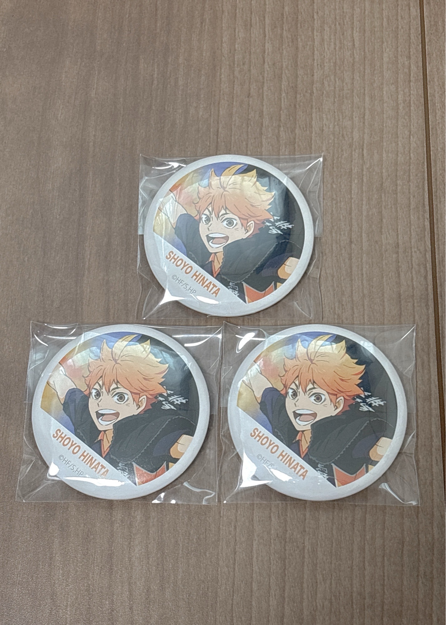 ハイキュー!!横断幕缶バッジ 日向翔陽交換｜Chains