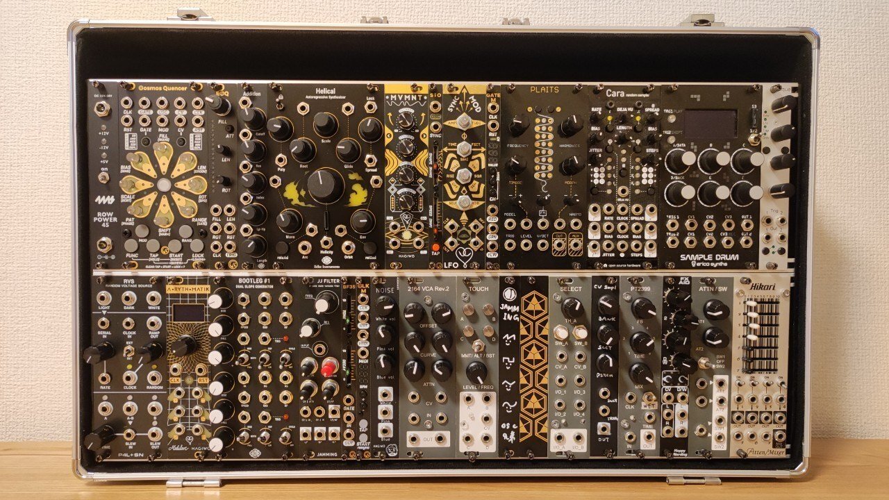 モジュラーシンセ トラベルケース自作｜HAGIWO/ハギヲ