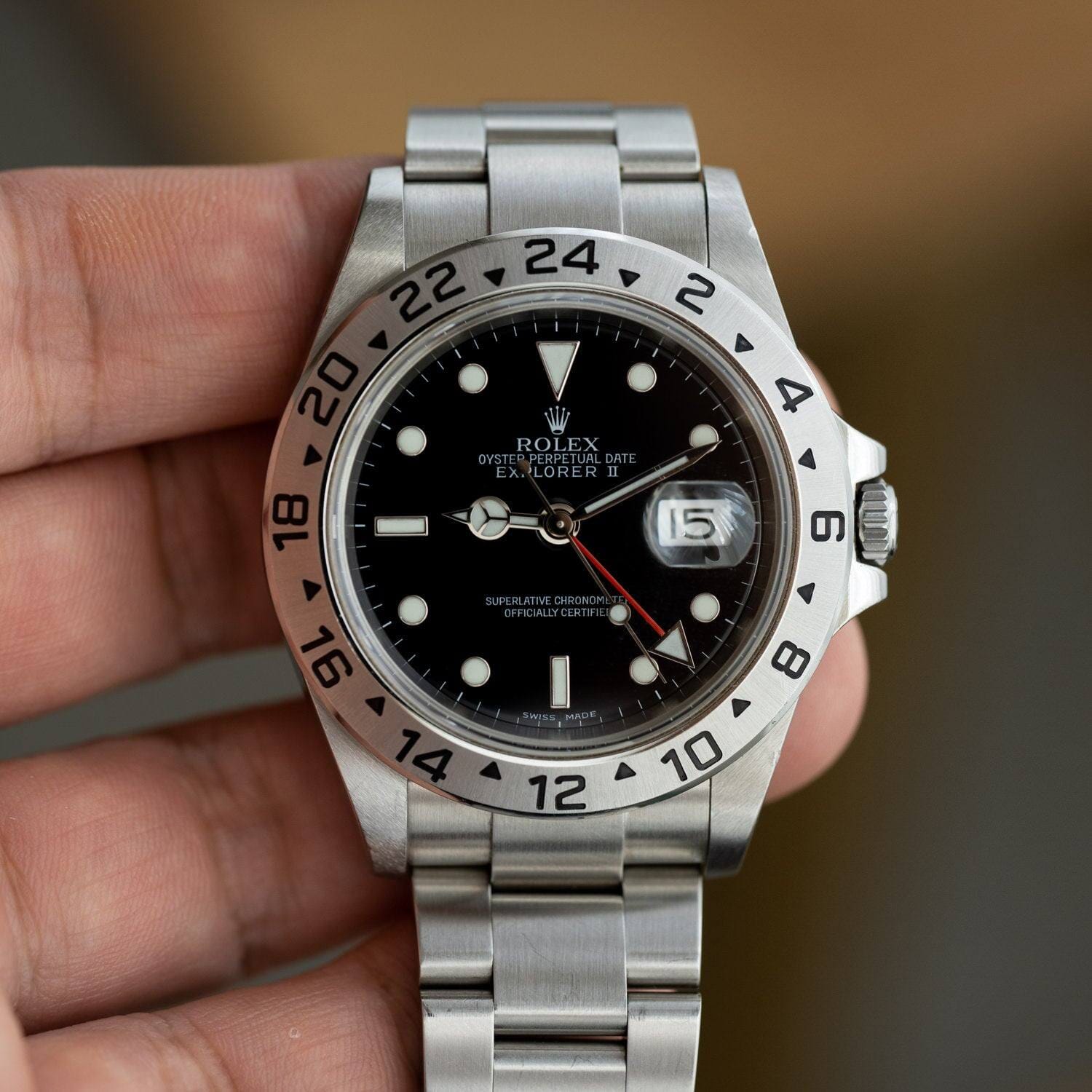 ロレックス エクスプローラーII 16570 ブラック Z番 | ARBITRO