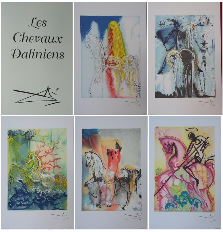 Salvador DALI: Dali's Horses, Original Lithograph – art.paris