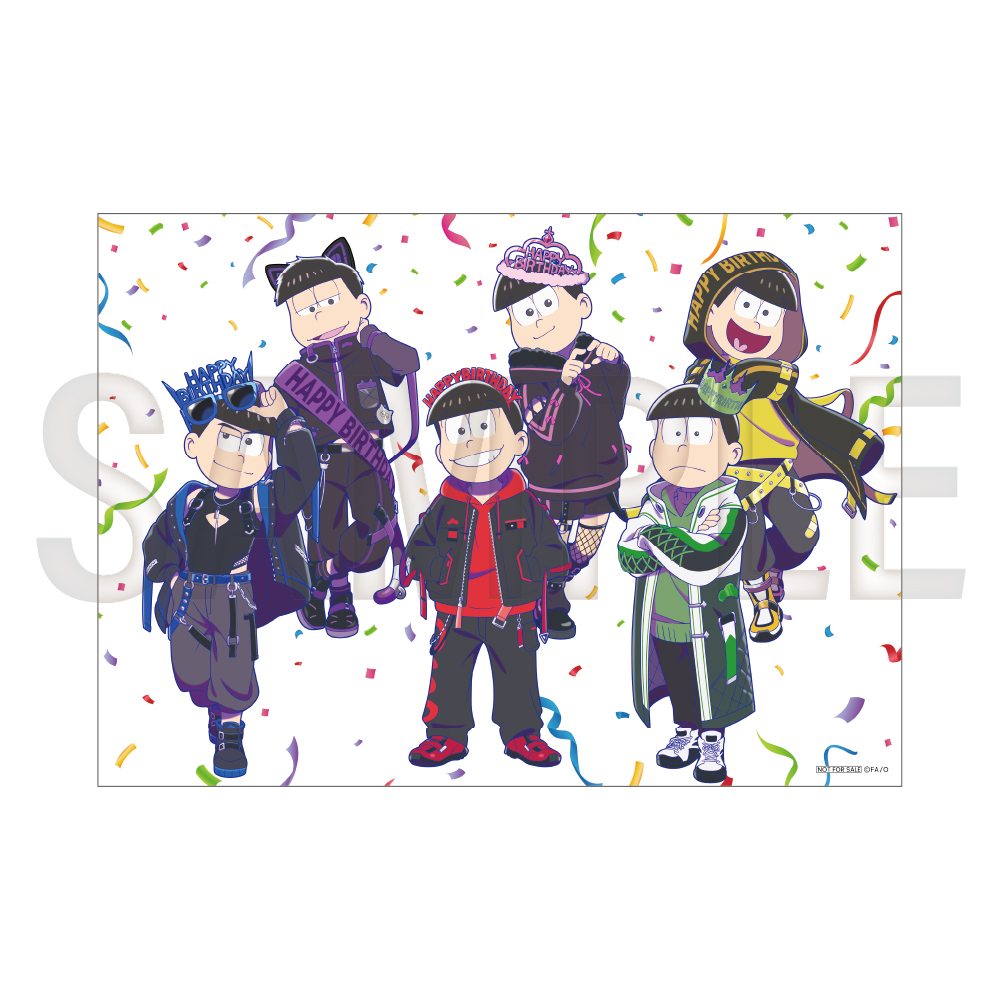 おそ松さん 6つ子バースデー'25 ホログラムBIG缶バッジ（全6種