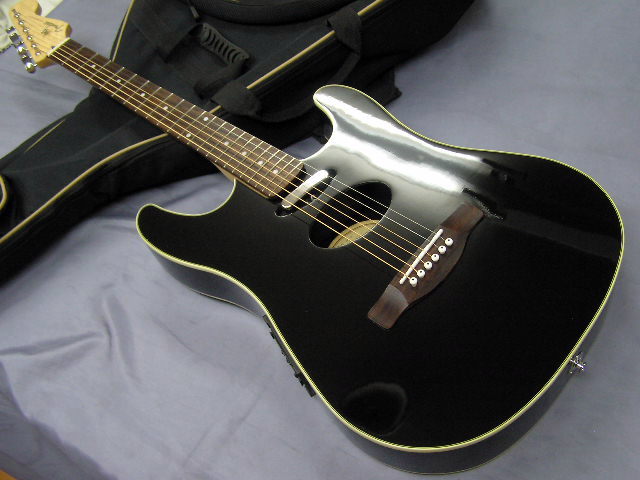 Fender Stratacoustic Deluxe BLK – 神戸ギターショップ B-West