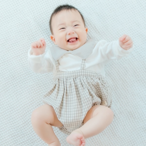 紐付きかぼちゃパンツ（無地・ギンガムチェック柄） | ママとベビーの