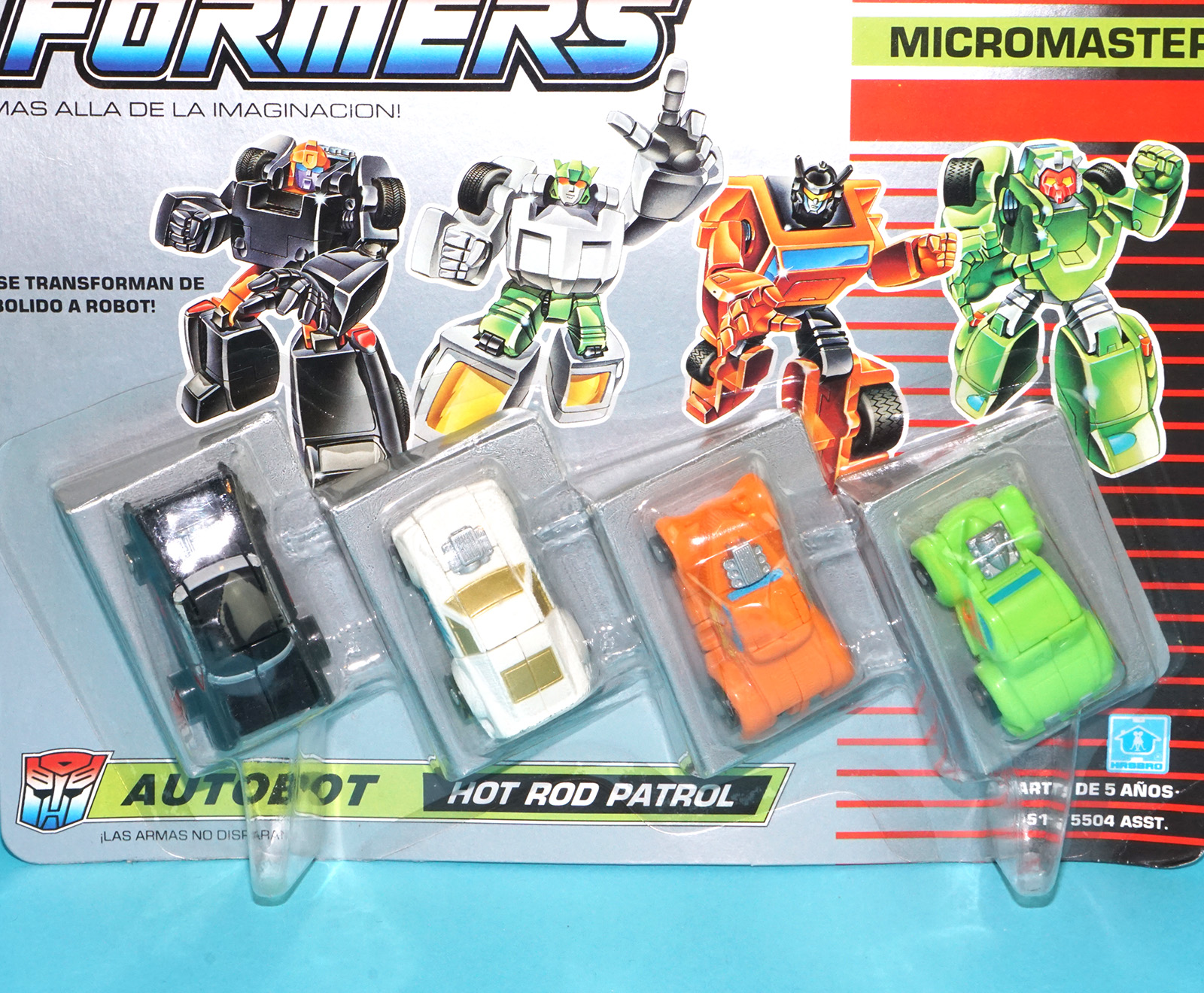 TRANSFORMERS G1 MICROMASTER HOT ROD PATROL MOC MOSC EURO SPANISH