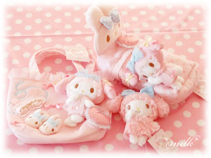 マイメロディ リボンドリームシリーズ・ヘアブラシ・粘着クリーナー