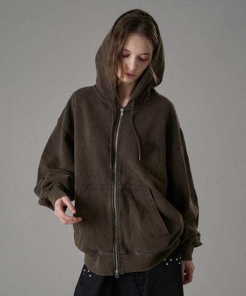 26SS HEART LOGO FULL-ZIP HOODIE / ハートロゴフルジップフーディ