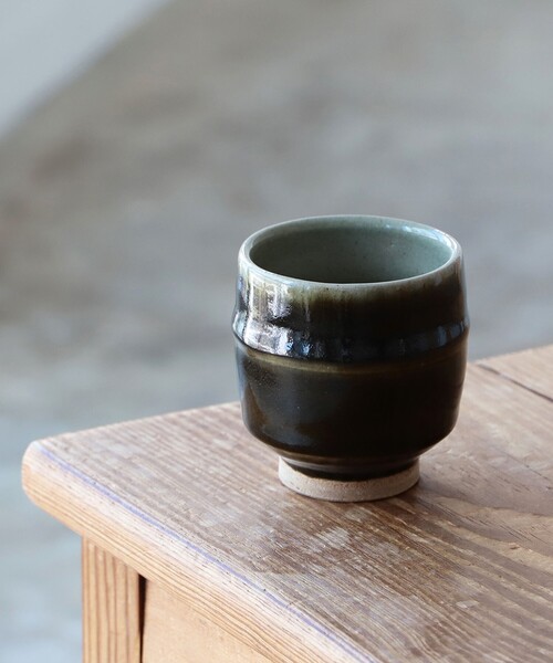 濱田窯 / 別注 益子焼 胴紐湯呑（グラス/マグカップ/タンブラー