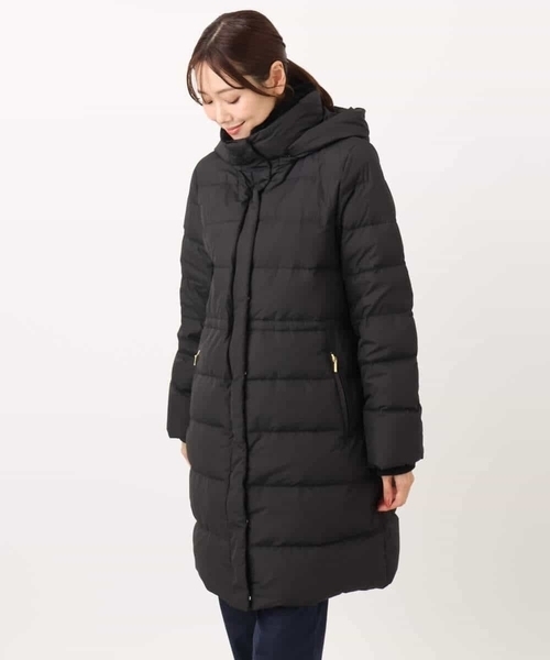 セール】ベーシックタフタ ロングダウンコート/撥水加工（ダウン