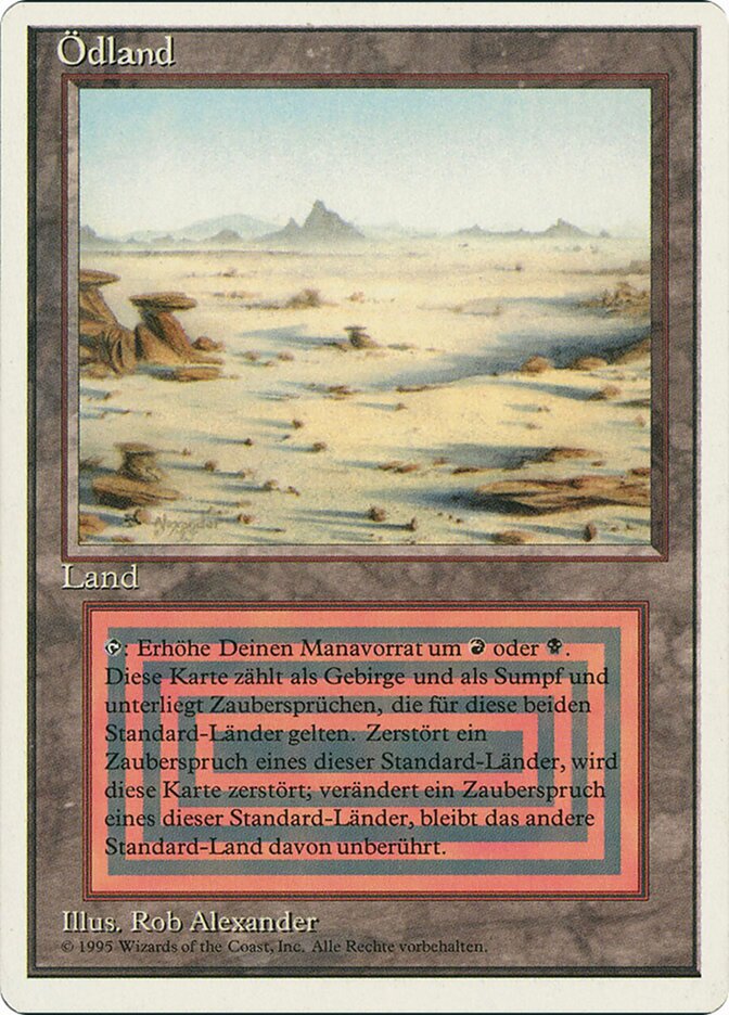 Ödland (Badlands) · Revised Edition (3ED) #282 · Scryfall Magic
