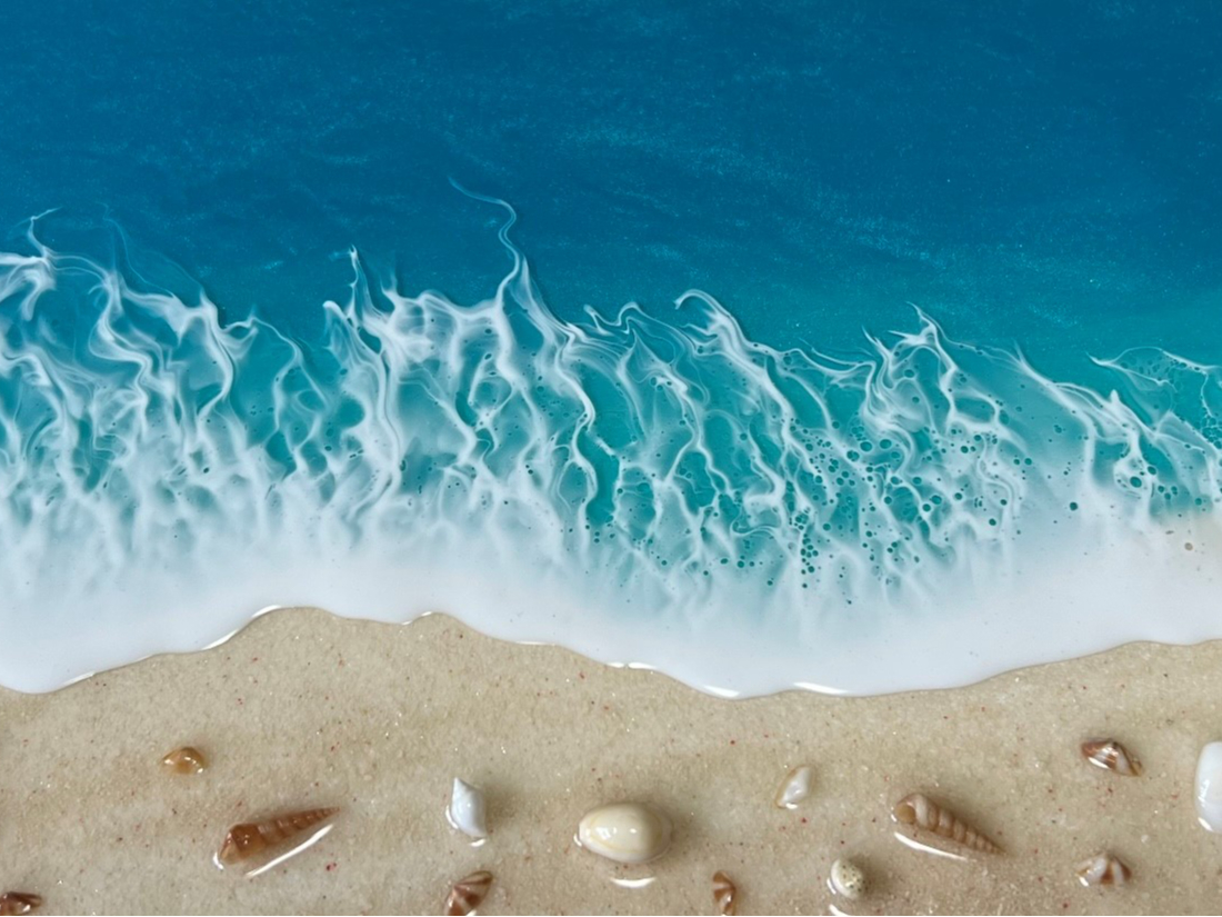 福岡県柳川市】SNSで話題のオーシャンアート 海のレジンアート体験！一