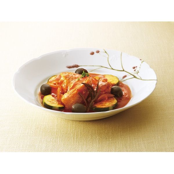 ギフト包装】鳴海製陶 ナルミ 里花暦 カレー＆パスタ皿5枚セット