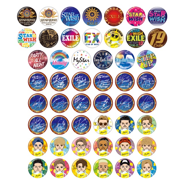 EXILE LIVE TOUR 2018-2019 “STAR OF WISH” TOUR GOODS