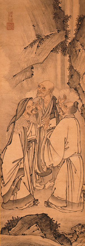 虎渓三笑図 | 神奈川県立歴史博物館