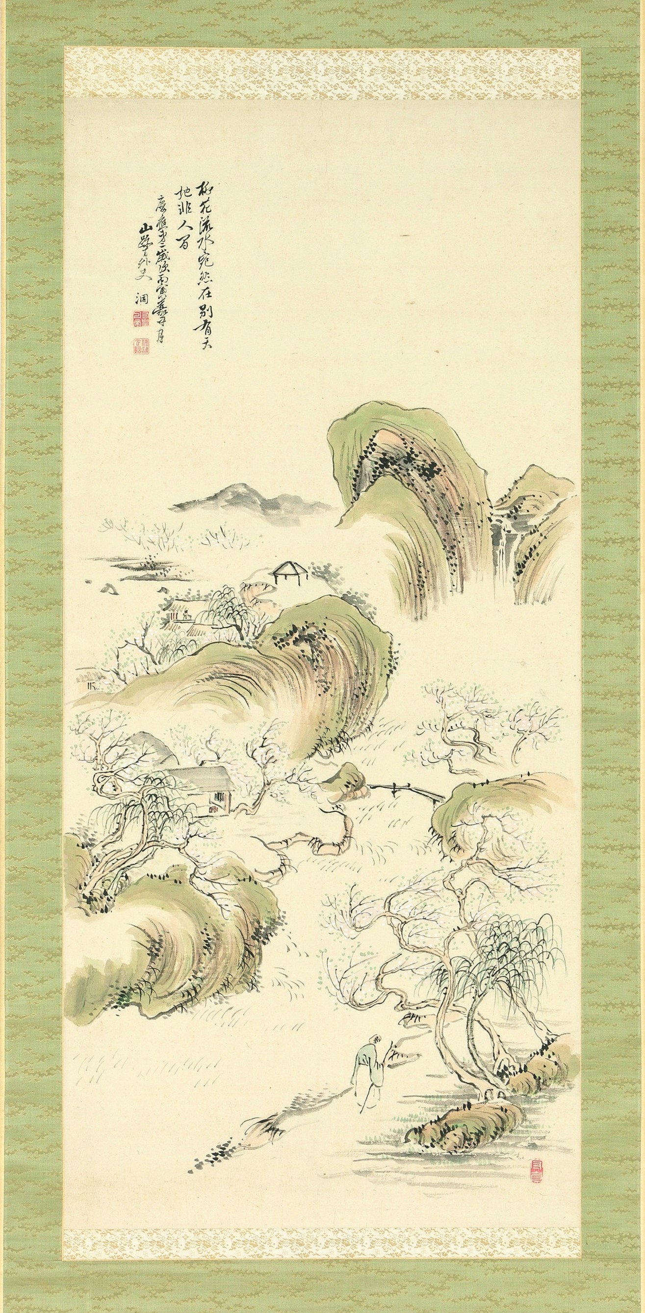 作品詳細: 三枝真洞武陵桃源図