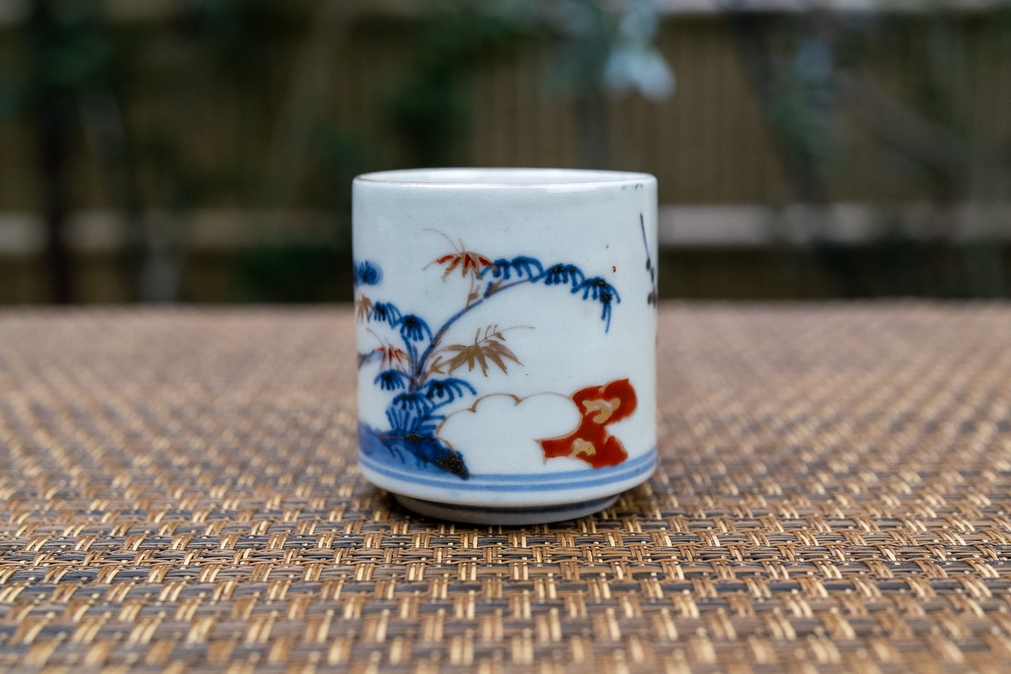 松竹梅文色覗き猪口【古物】 - chiwa shop 千和