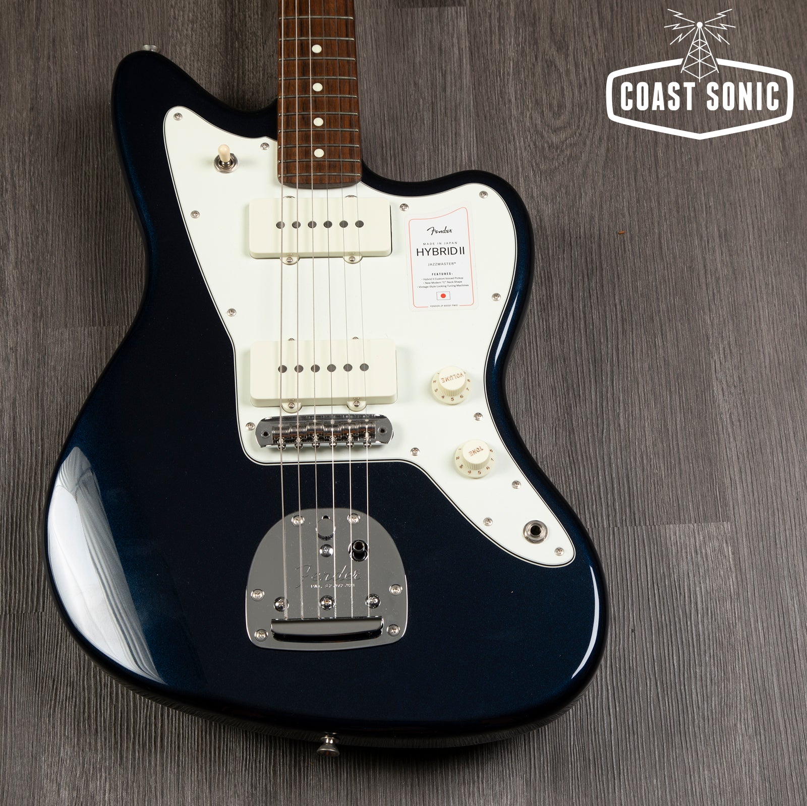 2021 Fender Hybrid II Jazzmaster Made in Japan - Gunmetal Blue
