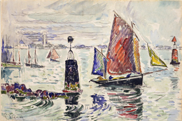 燈台|ポール・シニャック |所蔵作品検索｜国立西洋美術館