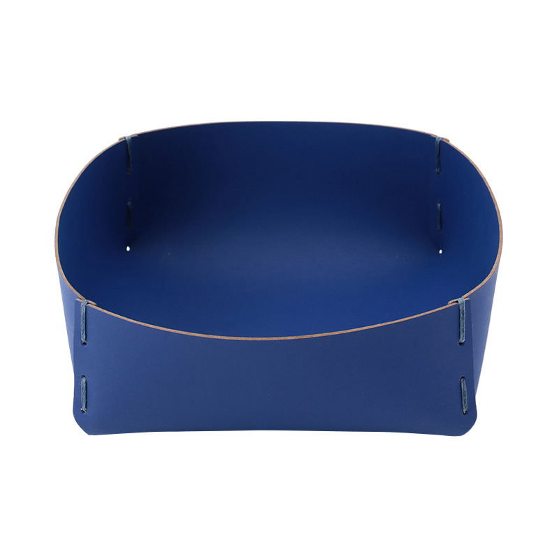 RUCA SQUARE BASKET 26X9X26 CONRAN BLUE｜バスケット | THE CONRAN
