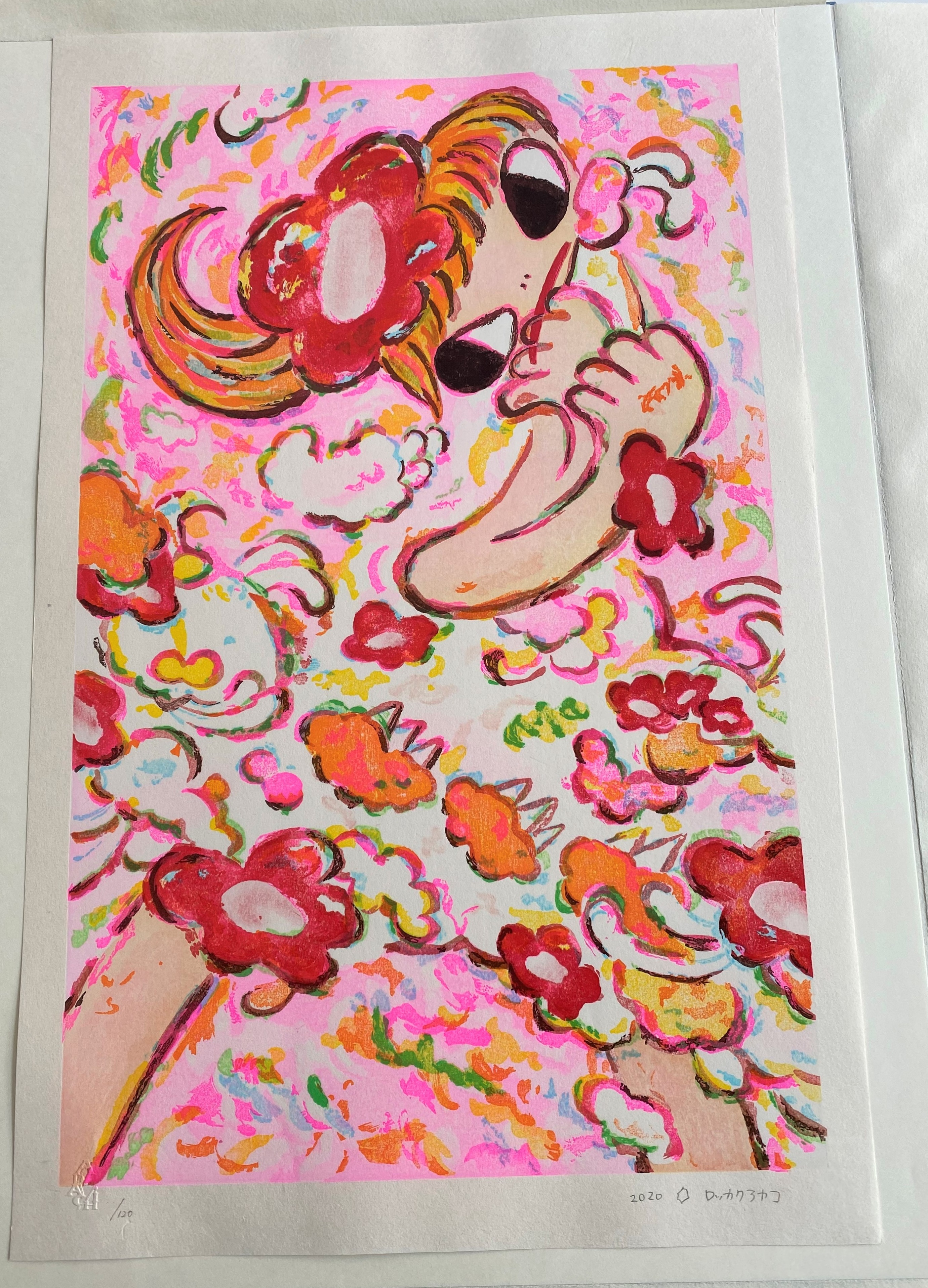 プライベートセール》ロッカクアヤコの新たな試み 木版画作品 | 世界の