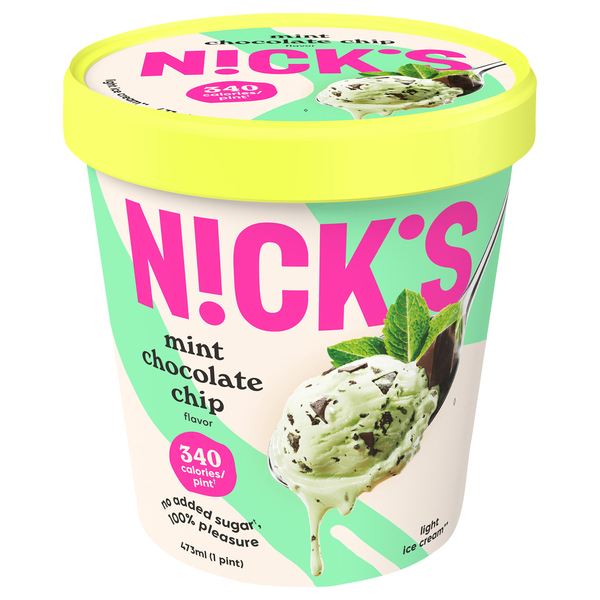 Nick's Mint Chokladchip Swedish-style Light Ice Cream | Products