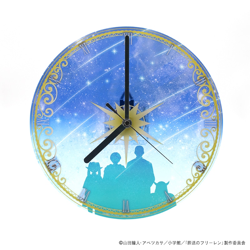 葬送のフリーレン アクリル壁掛け時計・時を刻み示す魔法・エーラ流星