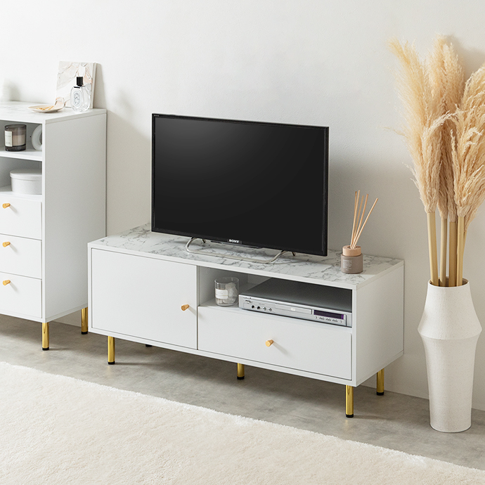 g138019]【幅110cm】引き出し付きテレビボード ローボード | 家具